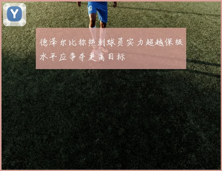 德泽尔比称热刺球员实力超越保级水平应争夺更高目标